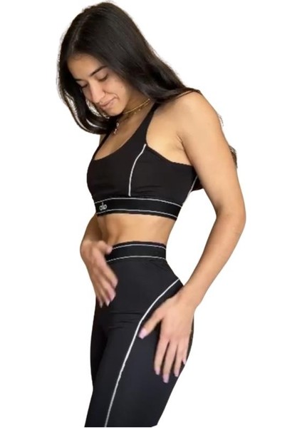 Crop Takım-Siyah