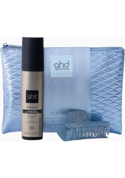 Bodyguard Isı Koruma Spreyi 120 ML + Mavi Toka Set, Tüm Saç Tipleri
