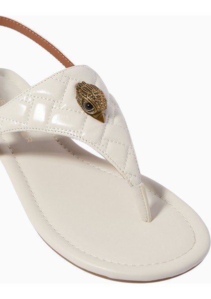 Kensington Düz Askılı Ayakkabı, Kemik Deri Sandalet, Zarif Kapitone Detay modelleri