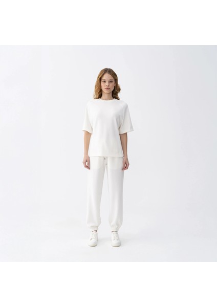 Ivy Kadın Modal Jogger Pantolon Ekru
