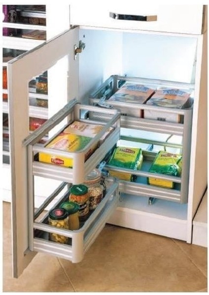 91107 Alm.lüks Ikiz Kiler Tezgah Altı 60CM Modül