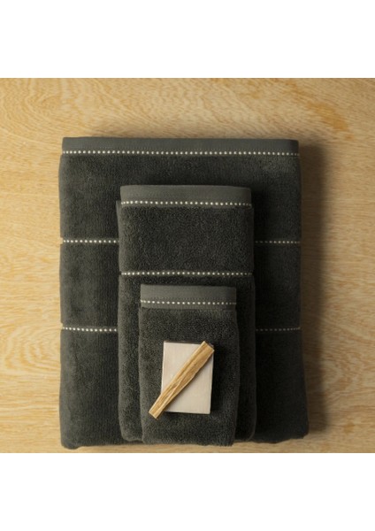 Copper Penye Pamuk Banyo Havlusu Antrasit 90X150 cm modelleri