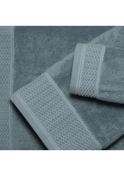Poppy Penye Pamuk Banyo Havlusu Mavi 90X150 cm modelleri
