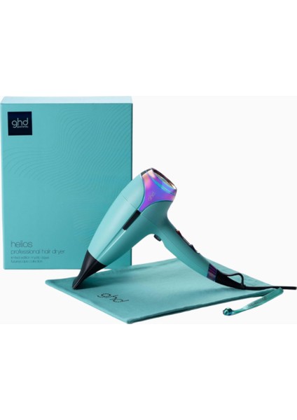 Helios Mystic Aqua Saç Kurutma Makinesi, Profesyonel 2200W, Ergonomik Tasarım