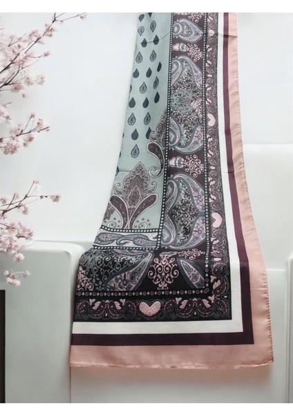 Yeni Sezon Kare Desen Soft Pamuk Rahat ve Zarif Şal