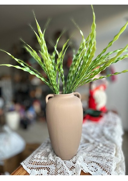 Dokulu, Kulplu, Seramik Vazo, Bej Vazo modelleri