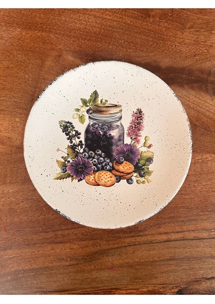 Yabanmersini, Blueberry, 18 cm Duvar Tabağı, Dekorasyon, Mutfak, Balkon fırsatları