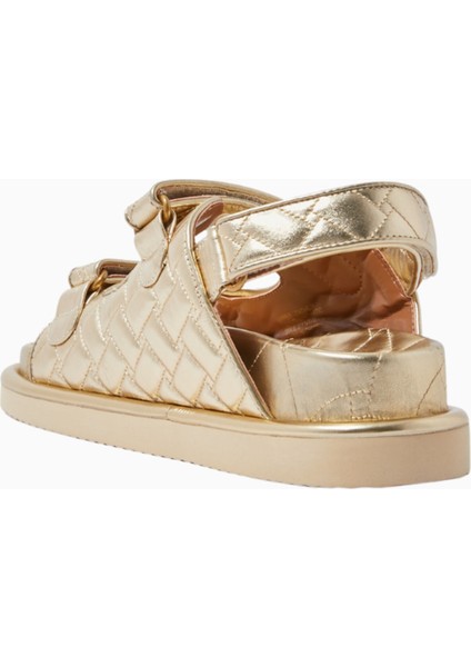 Orson Deri Kapitone Platform Slingback Sandalet indirimleri