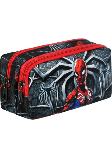 Siyah Erkek Çocuk Spor Okul Çantası ve Kalemlik Seti