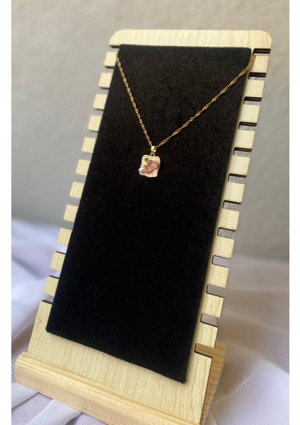 Pembe Incili Pinterest Sanat Kolye