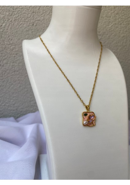 Pembe Incili Pinterest Sanat Kolye fırsatları