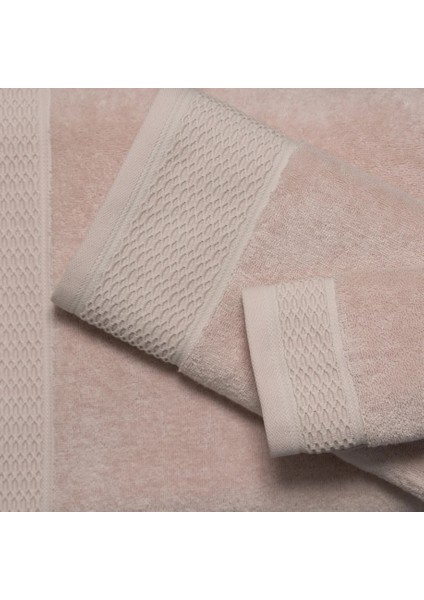 Poppy Penye Pamuk Banyo Havlusu Açık Pembe 90X150 cm modelleri
