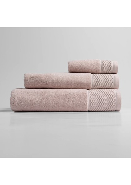 Poppy Penye Pamuk Banyo Havlusu Açık Pembe 90X150 cm indirimleri