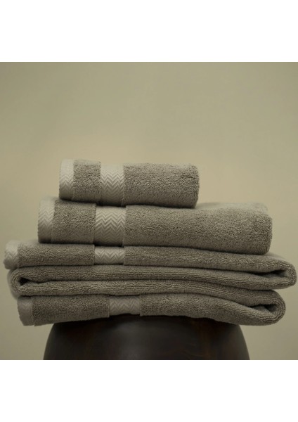 Laure Penye Pamuk Banyo Havlusu Taş 90X150 cm modelleri