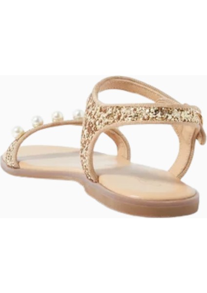 Çocuk Fleur Simli Sandalet, Işıltılı Yazlık & Özel Gün Ayakkabısı fırsatları