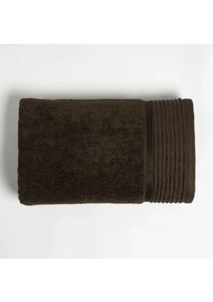 Vinca Pima Pamuk Banyo Havlusu Kahverengi 90X150 cm