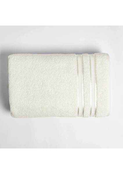 Olite Penye Pamuk Banyo Havlusu Ekru 90X150 cm