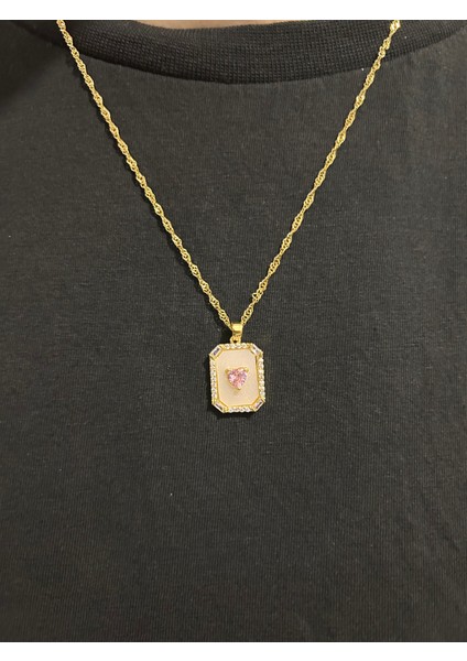 Pembe Kalpli Pinterest Sanat Kolye modelleri