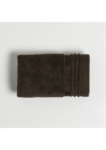 Vinca Pima Pamuk Yüz Havlusu Kahverengi 50X90 cm