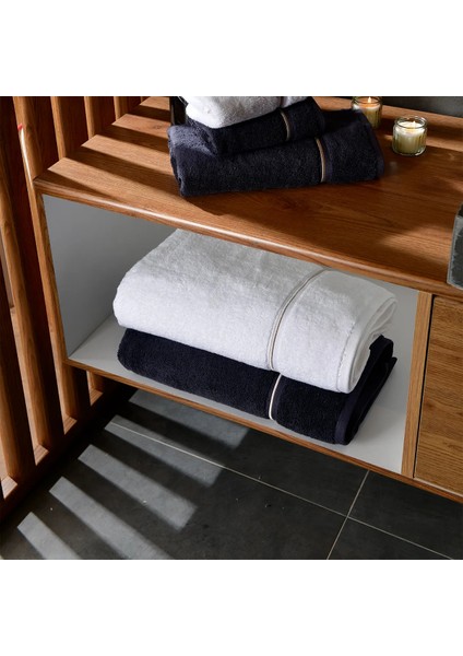 Petunia Pima Pamuk Yüz Havlusu Beyaz Taş 50X90 cm indirimleri