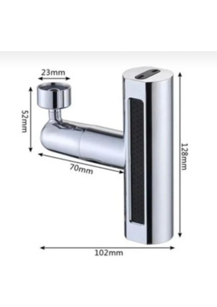 4 Modlu 360 Derece Dönebilen Şelale Basınçlı Su Tasarruflu Fiskiye Musluk Lavabo Batarya Başlığı,ucu fiyatları