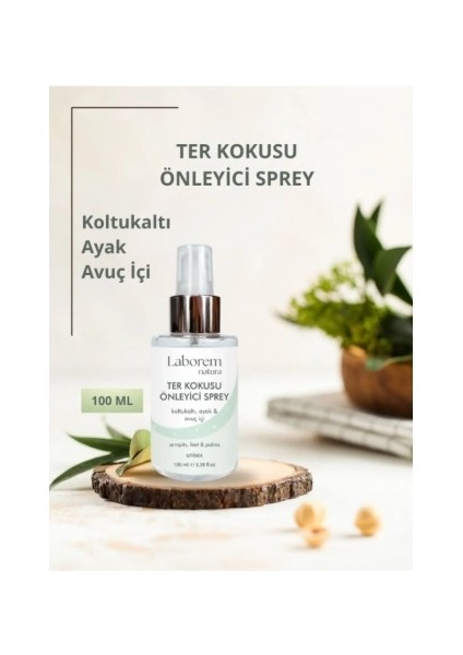 Natura Koltuk Altı-Ayak-Avuç Içi Sprey Antiperspirant Sprey