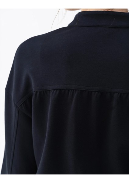 Holly Kadın % 100 Pamuk Bomber Ceket Lacivert fırsatları