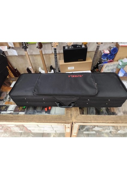 AM22407 Kare Kutu Parlak Keman Seti (Yastık, Susturucu, Akort Cihazı, Tel ,reçine, Keman Metodu) fırsatları