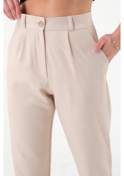 Kadın Taş Dar Kesim Kumaş Pantolon fiyatları