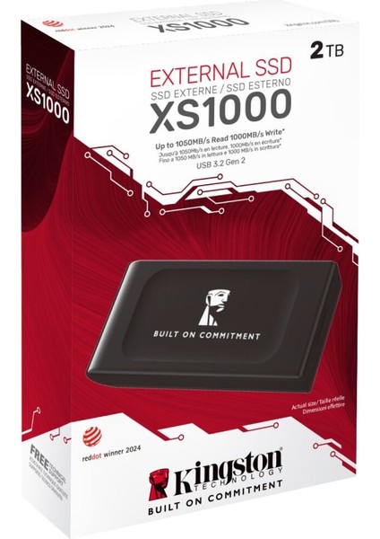 2tb Kıngston Usb3.2 Gen2 SXS1000/2000GA Boc 1050/1000MB/S modelleri