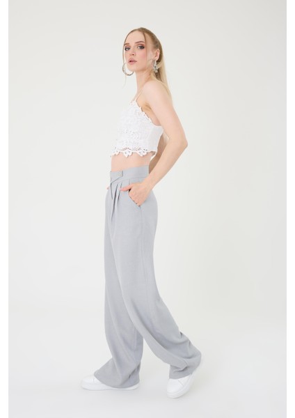 Keten Karışımlı Kore Model Palazzo Pantolon fırsatları