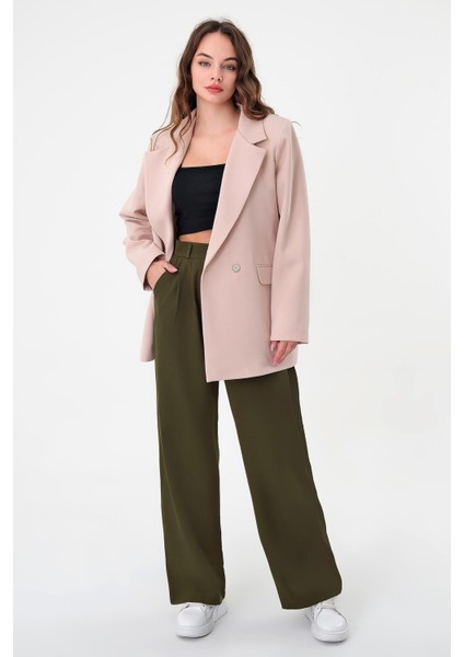 Taş Çift Düğmeli Blazer Ceket modelleri