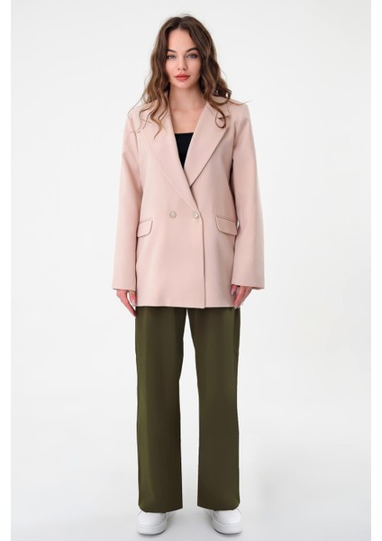 Taş Çift Düğmeli Blazer Ceket fırsatları