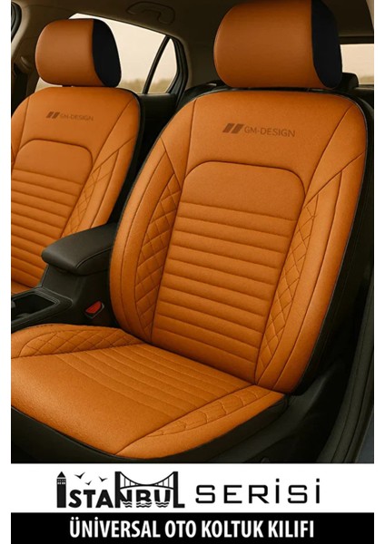 Mini Countryman (R60) Cooper D 2.0 (112 Hp) All4 2010 Uyumlu Istanbul Serisi Deri Taba Oto Kılıfı Tam Set