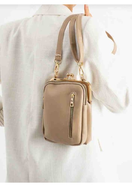 Eflanmoda Sanmorris Gold Aksesuarlı Kadın Çapraz Kullanıma Uygun Bayan Omuz Çantası fiyatları