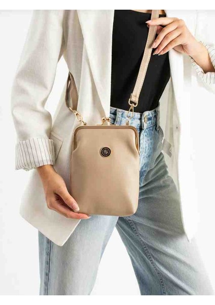 Eflanmoda Sanmorris Gold Aksesuarlı Kadın Çapraz Kullanıma Uygun Bayan Omuz Çantası fırsatları