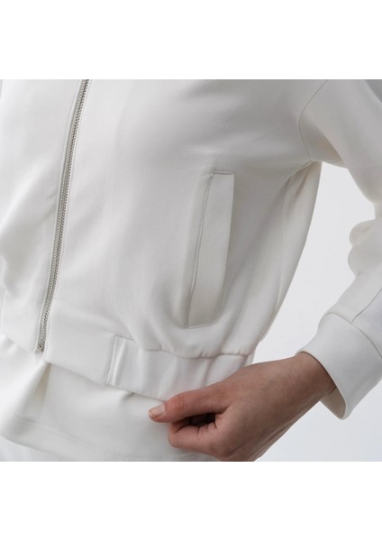 Holly Kadın % 100 Pamuk Bomber Ceket Bej modelleri