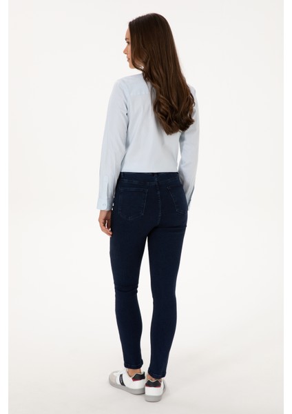 Kadın Koyu Mavi Pantolon (Jean) 50317633-DN0023 fırsatları