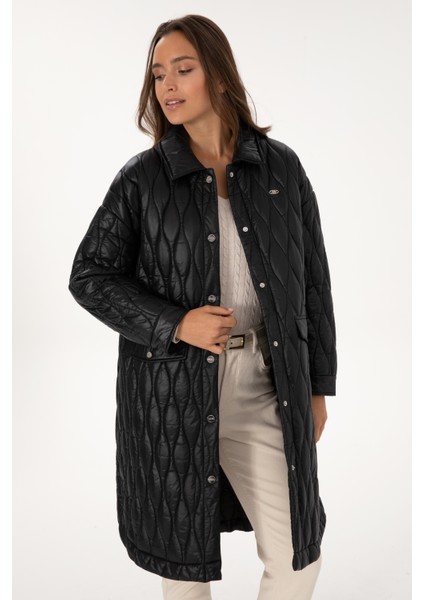 Kadın Siyah Kaban 50308615-VR046 modelleri