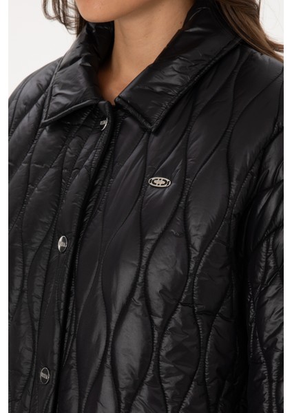 Kadın Siyah Kaban 50308615-VR046