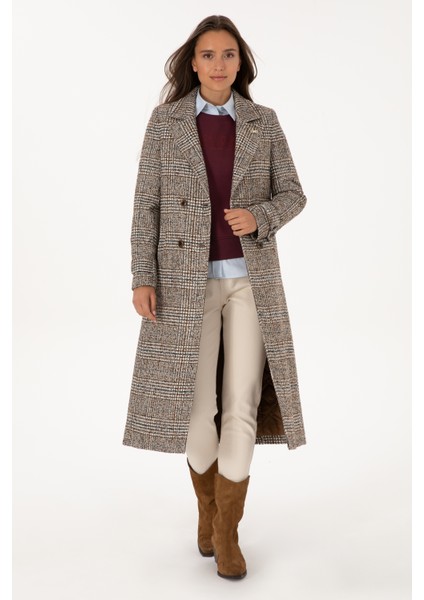 Kadın Kahverengi Kaban 50310312-VR029