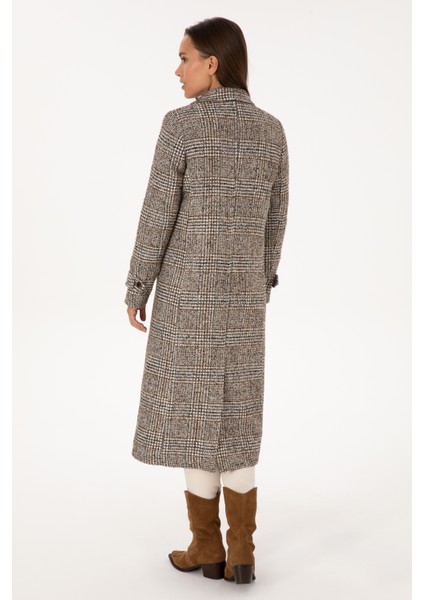 Kadın Kahverengi Kaban 50310312-VR029 fırsatları