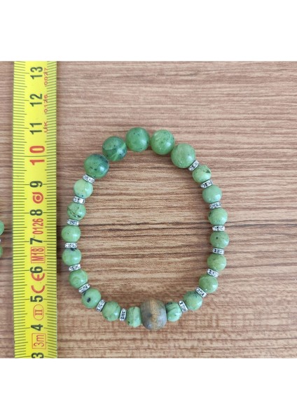 Doğal Yeşim Taşı Bileklik - 581