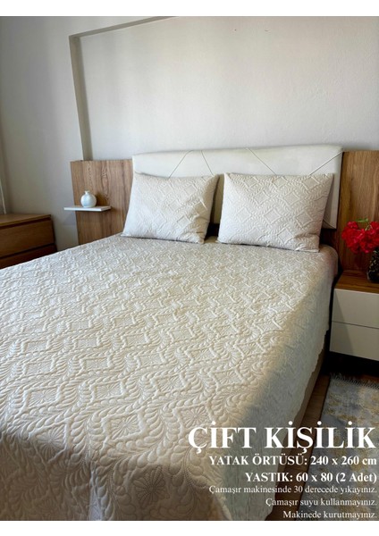 Çift Kişilik Yatak Örtüsü Kapitoneli fiyatları