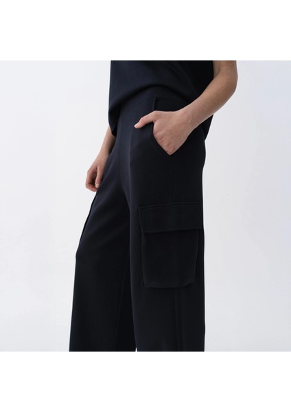 Holly Kadın % 100 Pamuk Kargo Pantolon Lacivert modelleri