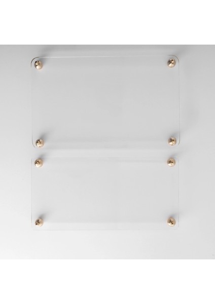 Karis Pirinç Ayaklı Pleksi Jardinyer Şeffaf 40X24 cm fırsatları