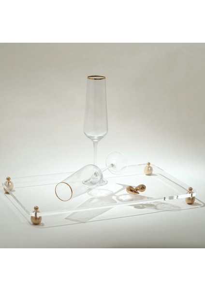 Karis Pirinç Ayaklı Pleksi Jardinyer Şeffaf 40X24 cm indirimleri