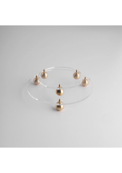 Karis Pirinç Ayaklı Pleksi Jardinyer Şeffaf 20 cm fırsatları