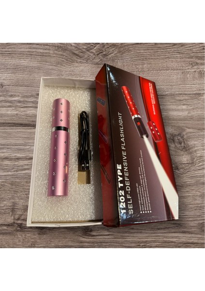 Ruj/parfüm Görünümlü El Feneri Elektroşoklu