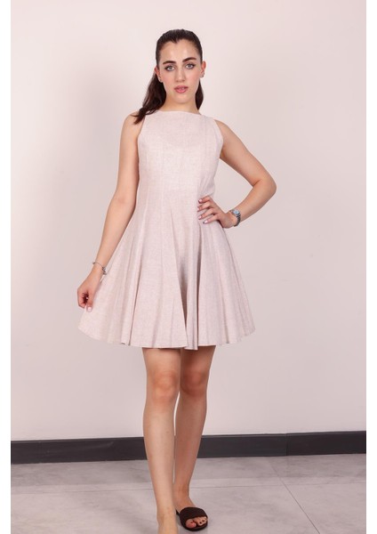 Kadın Taş Kolsuz Mini Elbise modelleri